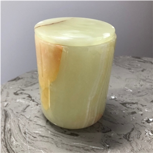 Christmas Wedding Decor Onyx Candle Holder Jar